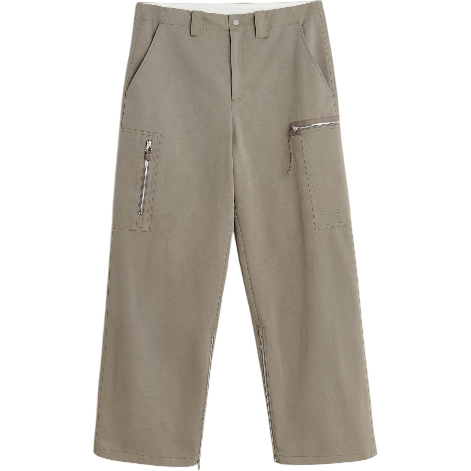 Order OUR LEGACY FW24 Tactical Twill Celana Cargo Wide-Leg Loose Fit Abu-abu. M4244TP