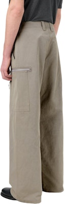 OUR LEGACY FW24 Tactical Twill Celana Cargo Wide-Leg Loose Fit Abu-abu. M4244TP Sizing OUR LEGACY FW24 Tactical Twill Celana Cargo Wide-Leg Loose Fit Abu-abu. M4244TP