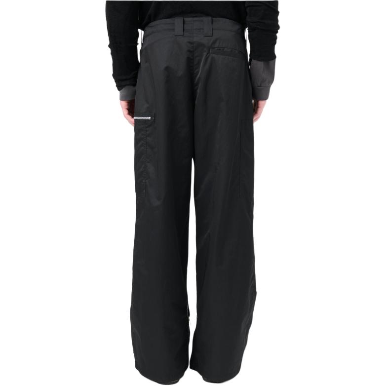 Shop OUR LEGACY FW24 Pantalones Cargo Resistentes al Agua Satinados Hombre Negro M4244TB
