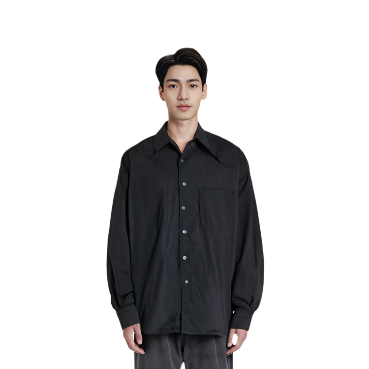 Shop OUR LEGACY 轻薄纯色夹克 黑色 M4192TP