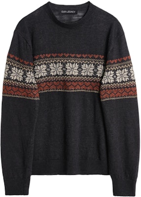 OUR LEGACY Suéter Tejido Acanalado Semi-Transparente Ajuste Relajado Multicolor M2243BD Order OUR LEGACY Suéter Tejido Acanalado Semi-Transparente Ajuste Relajado Multicolor M2243BD