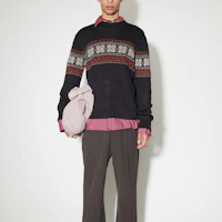 Lookbook OUR LEGACY 半透明條紋針織毛衣 寬鬆版 多色 M2243BD