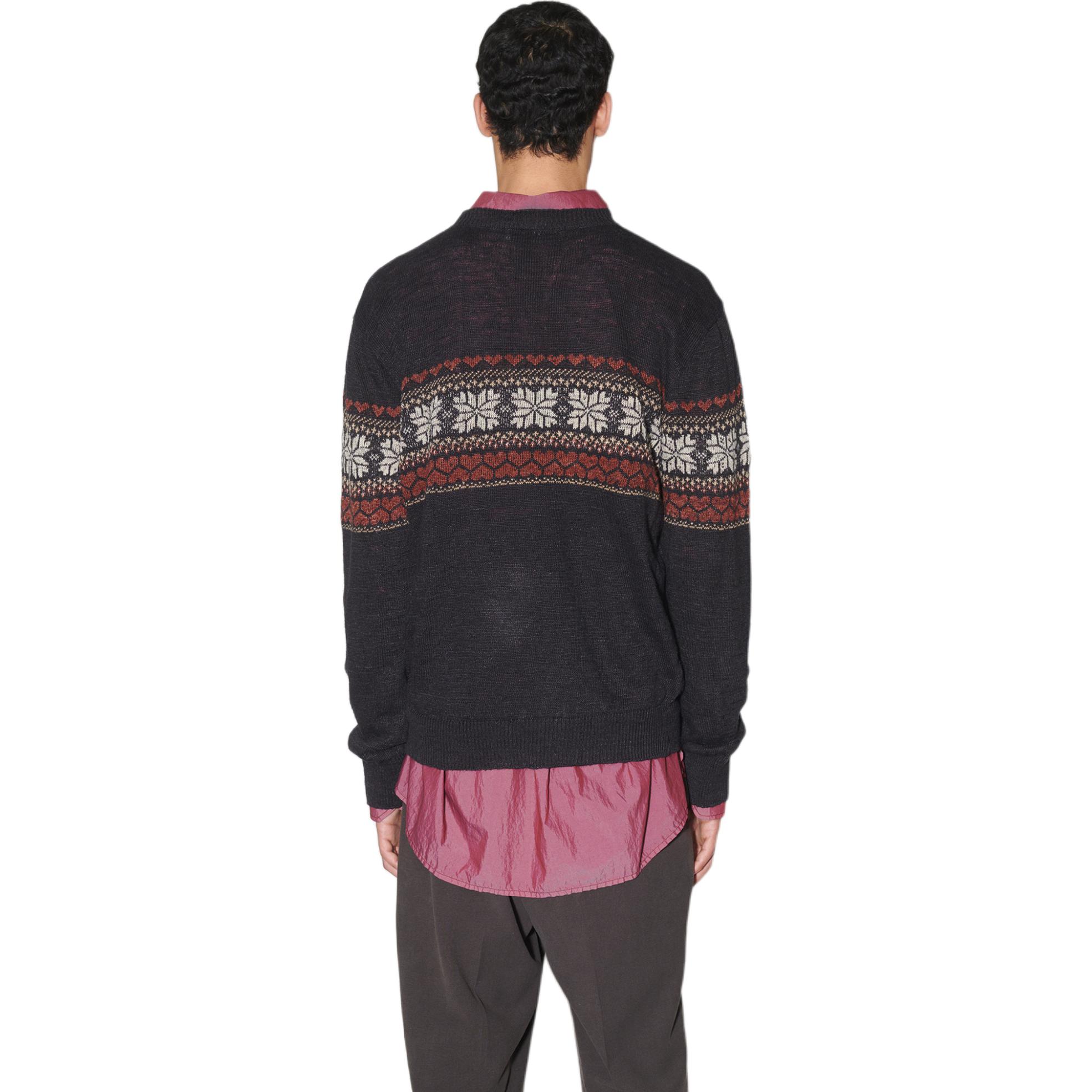 Shop OUR LEGACY Suéter Tejido Acanalado Semi-Transparente Ajuste Relajado Multicolor M2243BD