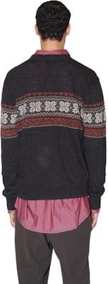 OUR LEGACY Suéter Tejido Acanalado Semi-Transparente Ajuste Relajado Multicolor M2243BD Shop OUR LEGACY Suéter Tejido Acanalado Semi-Transparente Ajuste Relajado Multicolor M2243BD