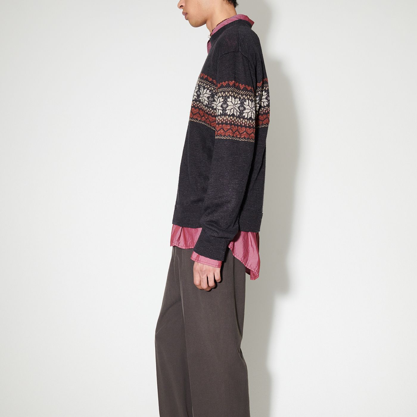 Purchase OUR LEGACY Suéter Tejido Acanalado Semi-Transparente Ajuste Relajado Multicolor M2243BD