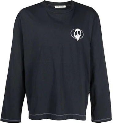 Our Legacy 骷髏圖案藍色長袖圓領衛衣 - 秋季限定版 M2226BLSPS Buy Our Legacy 骷髏圖案藍色長袖圓領衛衣 - 秋季限定版 M2226BLSPS