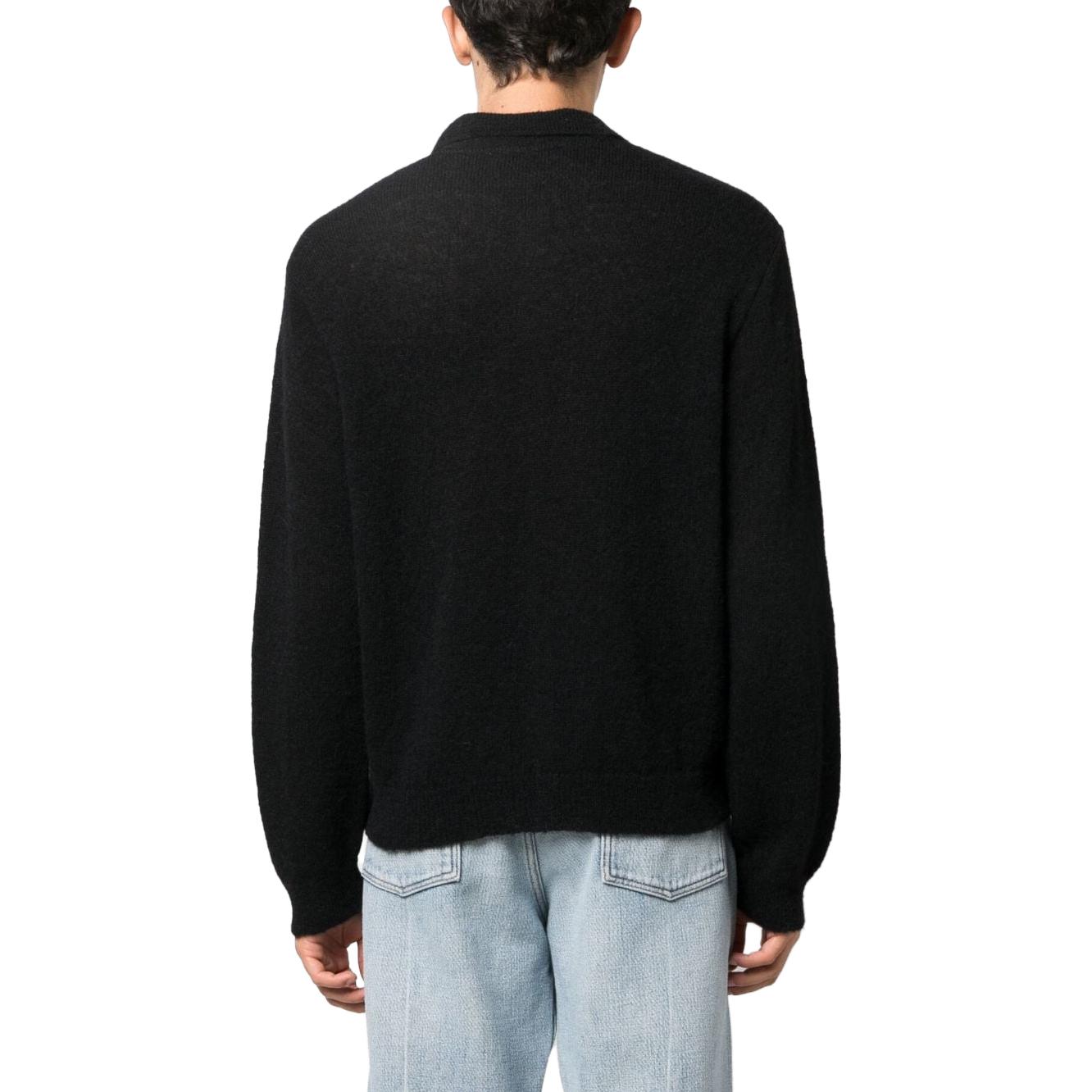 Shop OUR LEGACY 單色V領扣式針織開襟毛衣 M4213ECFSE