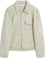 OUR LEGACY SS23 Light Green Single-Breasted Long Sleeve Jacket. M2235RA OUR LEGACY SS23 Light Green Single-Breasted Long Sleeve Jacket. M2235RA