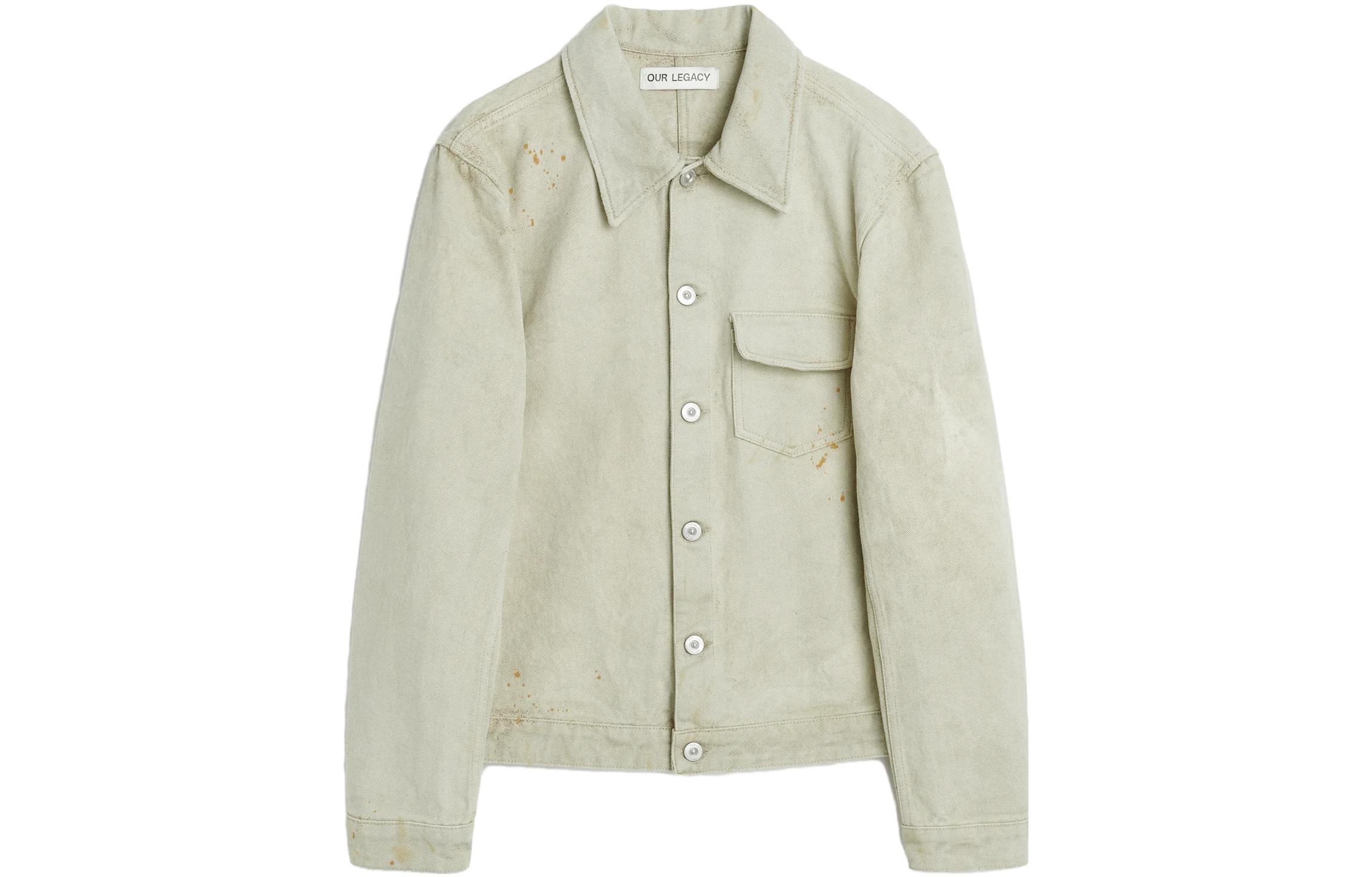 Order OUR LEGACY SS23 淺綠色單排扣長袖外套。 M2235RA