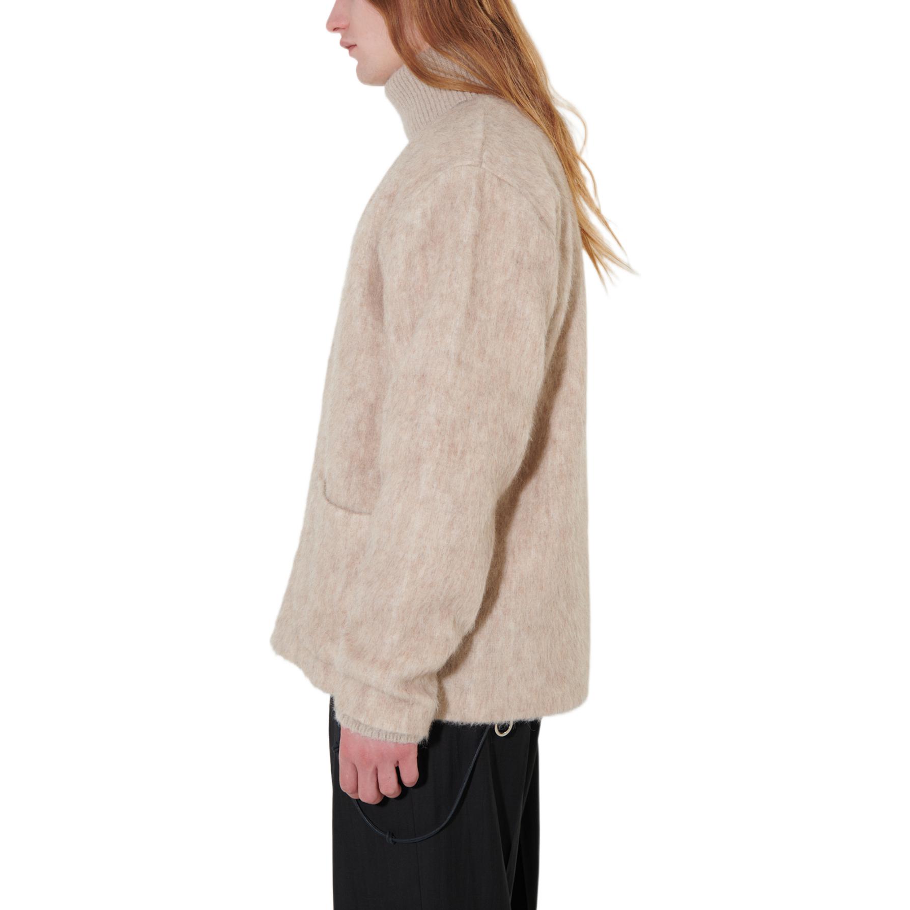 Purchase OUR LEGACY SS23 Cárdigan Suéter de Mohair con Cuello en V Color Camel M4226CA