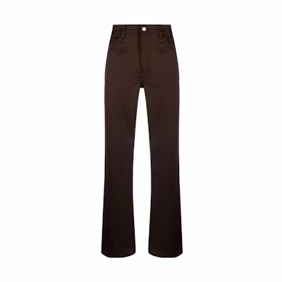 OUR LEGACY SS23 High-Waisted Straight-Leg Casual Pants Brown Menswear M42257BW
