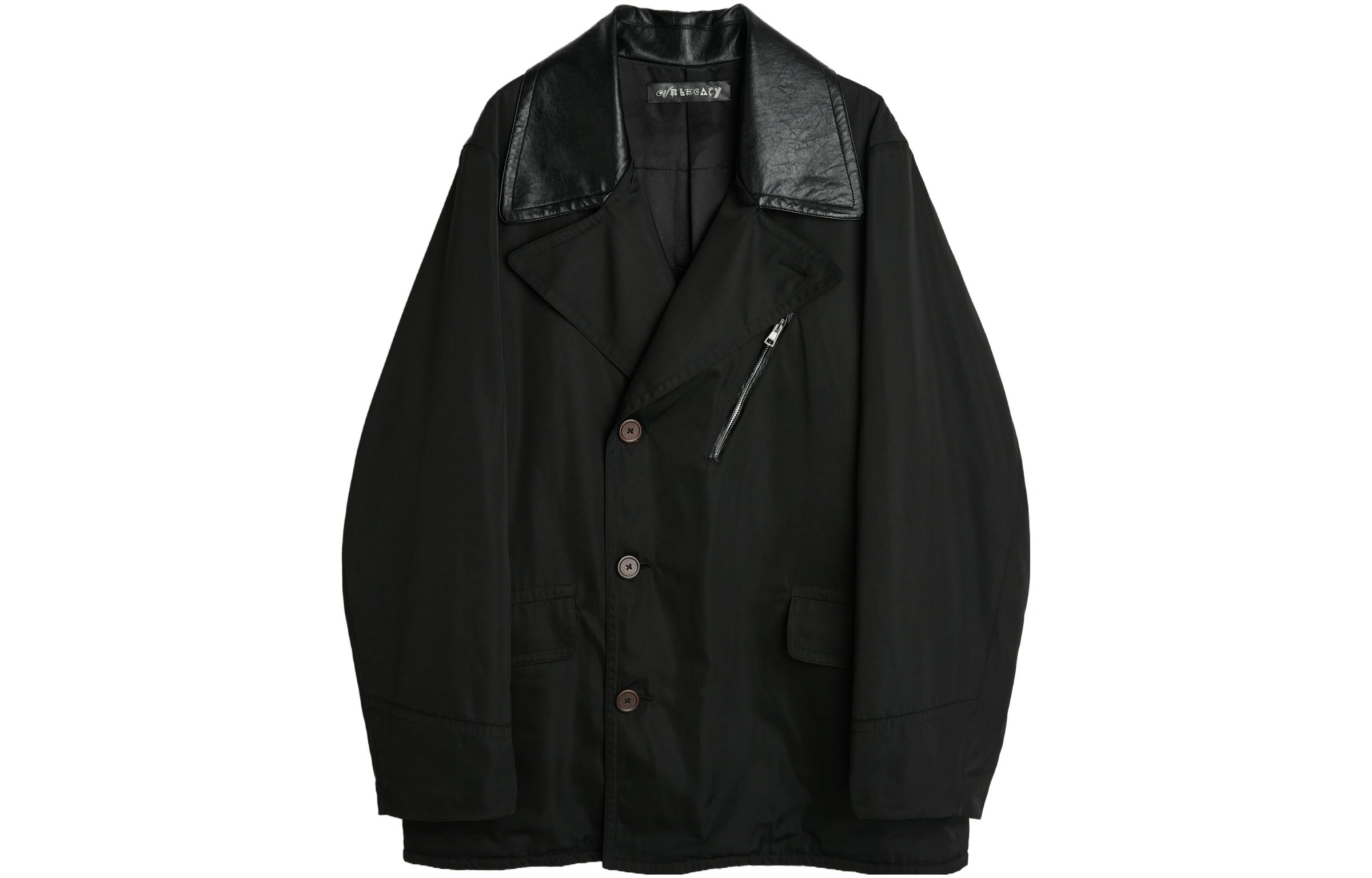 Our Legacy SS23 Single-Breasted Jacket Black Outerwear M4221SCB