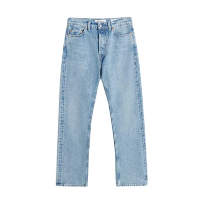 OUR LEGACY SS24 First Cut Vintage Straight Fit Jeans Light Blue Men’s Denim M2245FH