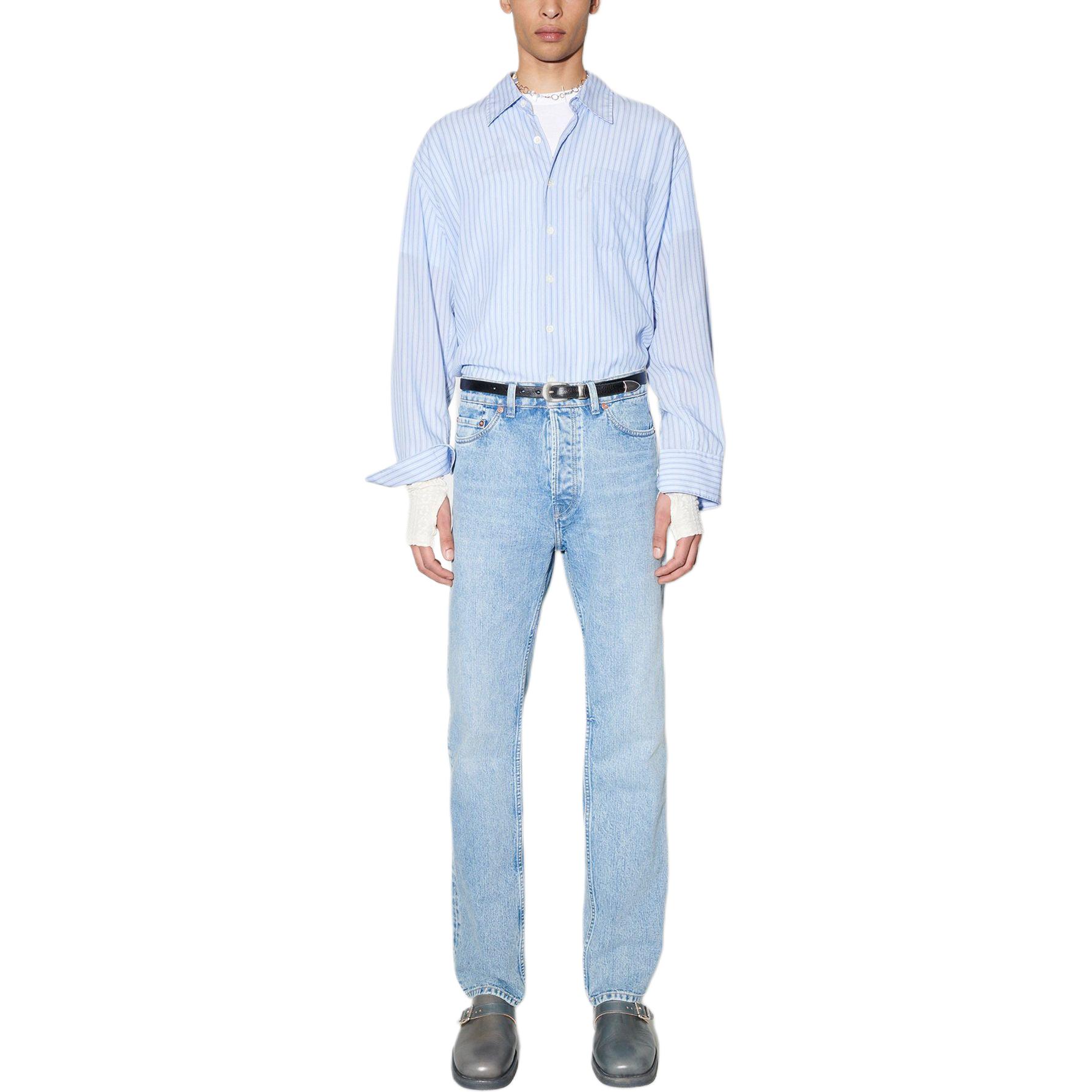 Lookbook OUR LEGACY SS24 Jeans Corte Vintage Recto Azul Claro Denim Hombre. M2245FH