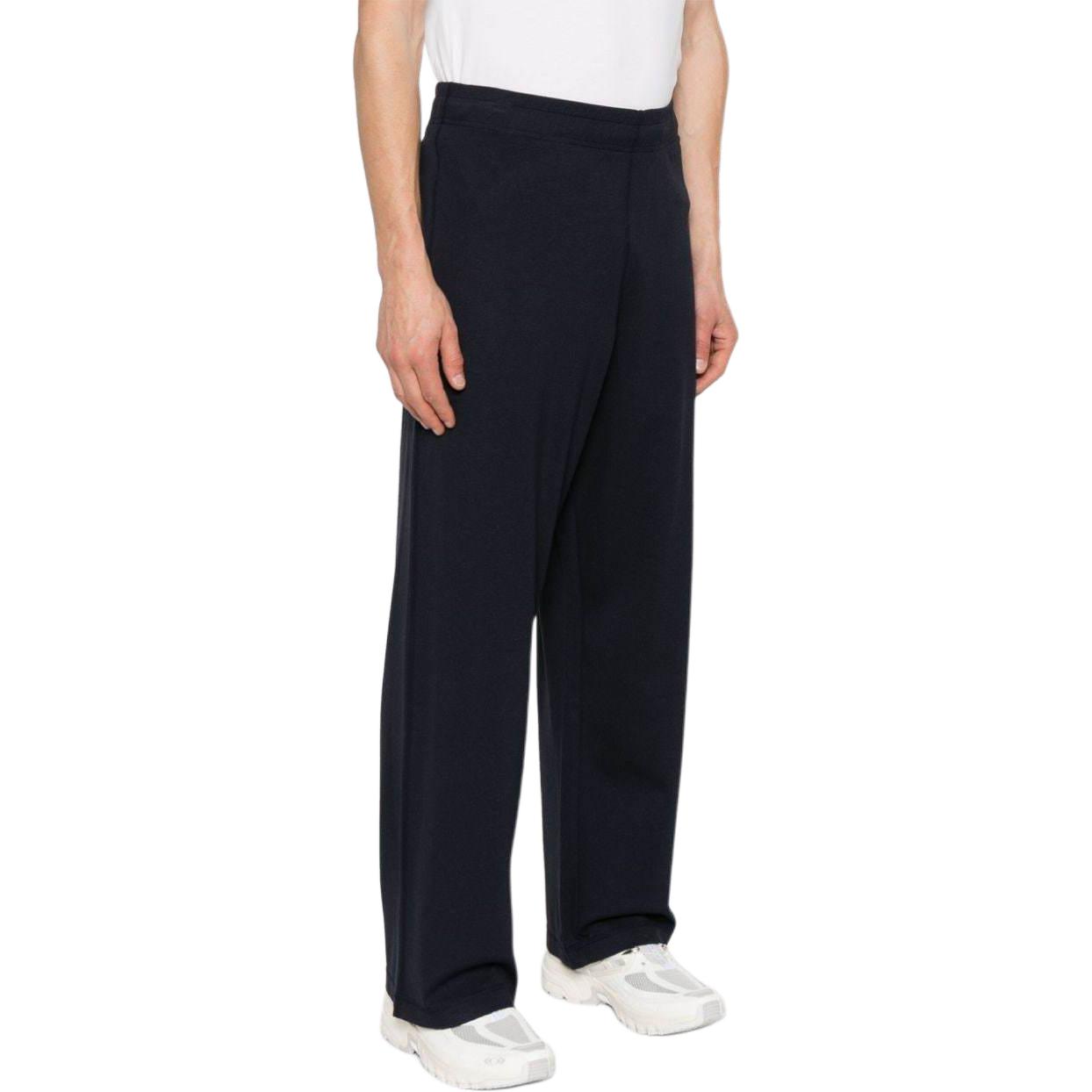 Shop OUR LEGACY SS24 Pantalones de Punto Azul Marino Rectos y Holgados para Hombre M2246RR-NAVY BLUE