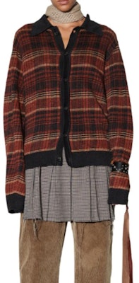 OUR LEGACY SS24 Kemeja Rajut Kotak Merah Unisex Lengan Panjang W2243ER Lookbook OUR LEGACY SS24 Kemeja Rajut Kotak Merah Unisex Lengan Panjang W2243ER