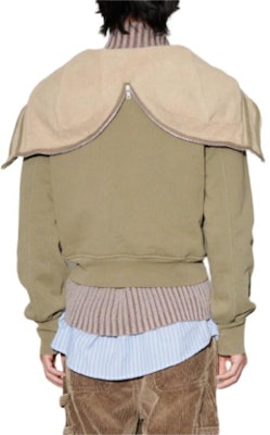 OUR LEGACY SS24 Chaqueta Sudadera con Cremallera Unisex Khaki. M2246FC Shop OUR LEGACY SS24 Chaqueta Sudadera con Cremallera Unisex Khaki. M2246FC