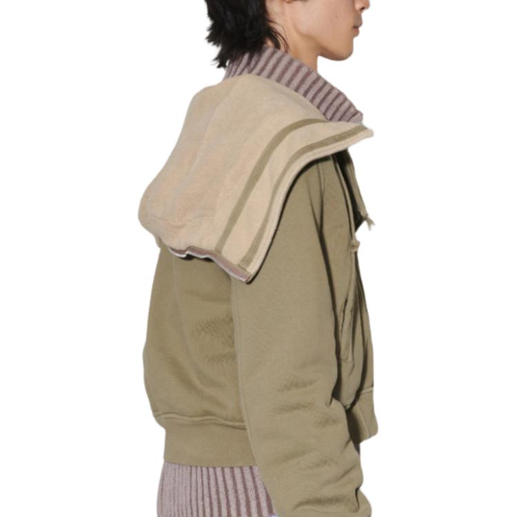 Purchase OUR LEGACY SS24 Chaqueta Sudadera con Cremallera Unisex Khaki. M2246FC