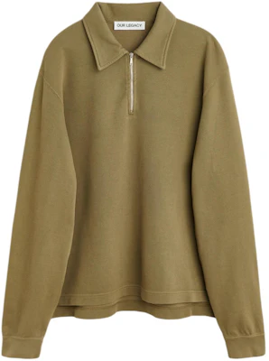 アワーレガシー SS24 ソリッド リブニットカフ スウェットシャツ オリーブ M2246LO Buy アワーレガシー SS24 ソリッド リブニットカフ スウェットシャツ オリーブ M2246LO