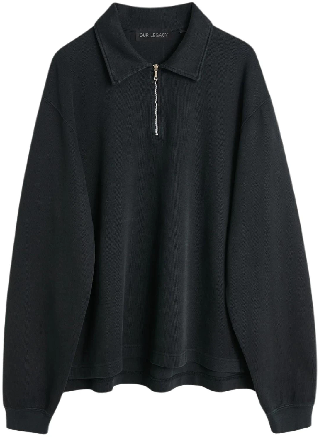 our-legacy-ss-24-solid-ribbed-knit-cuff-sweatshirt-black-m2246-lw