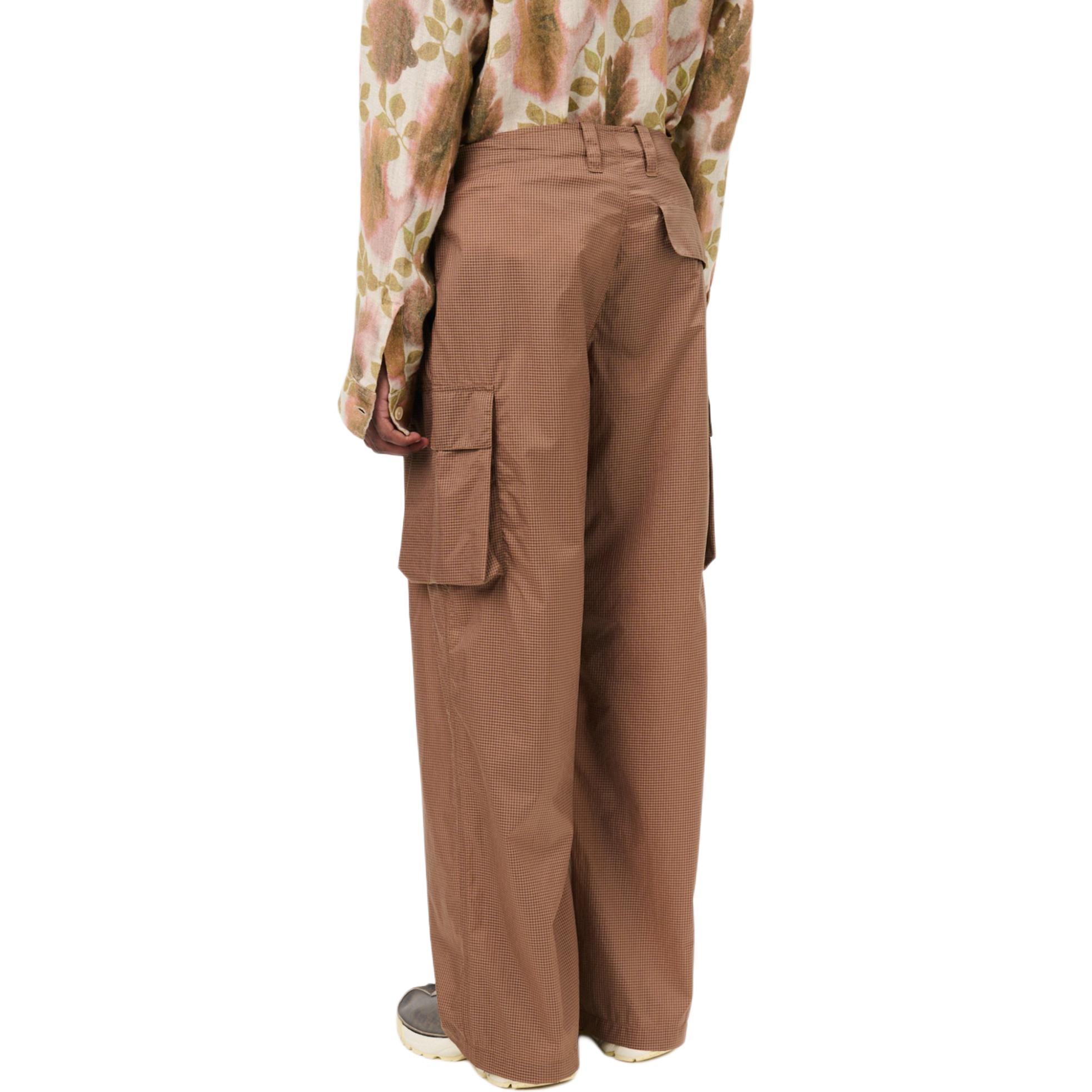 Purchase OUR LEGACY SS24 Pantalones Cargo Cuadros Capsule Verano Houndstooth Rojo/Marrón. M2244MGB