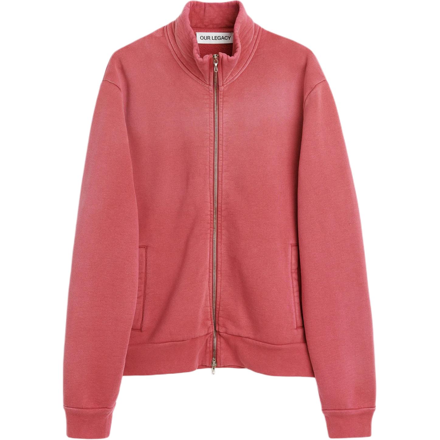 OUR LEGACY SS25  Pink Zip-Up Solid Long Sleeve Jacket M2256MR