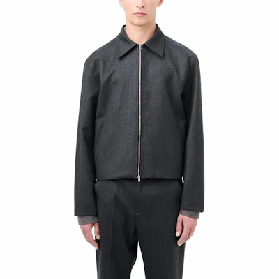Our Legacy SS25 Minimalist Loose Fit Zip-Up Jacket Charcoal Gray Men’s M2250MP Purchase Our Legacy SS25 Minimalist Loose Fit Zip-Up Jacket Charcoal Gray Men’s M2250MP