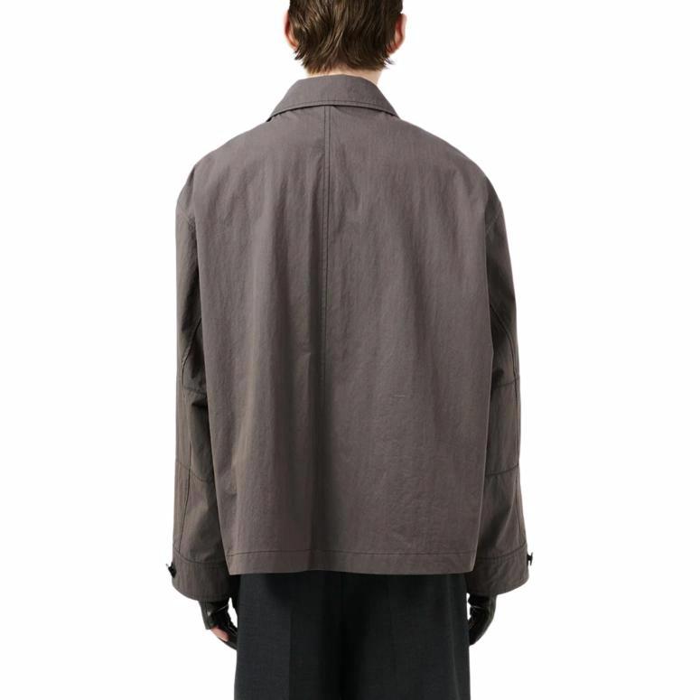 Lookbook OUR LEGACY SS25 Jaket Longgar Minimalis Pocket Coklat M2251SOSE