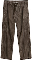 OUR LEGACY SS25 Washed Finish Relaxed Mid-Rise Casual Pants Brown Mens. M2254WA OUR LEGACY SS25 Washed Finish Relaxed Mid-Rise Casual Pants Brown Mens. M2254WA
