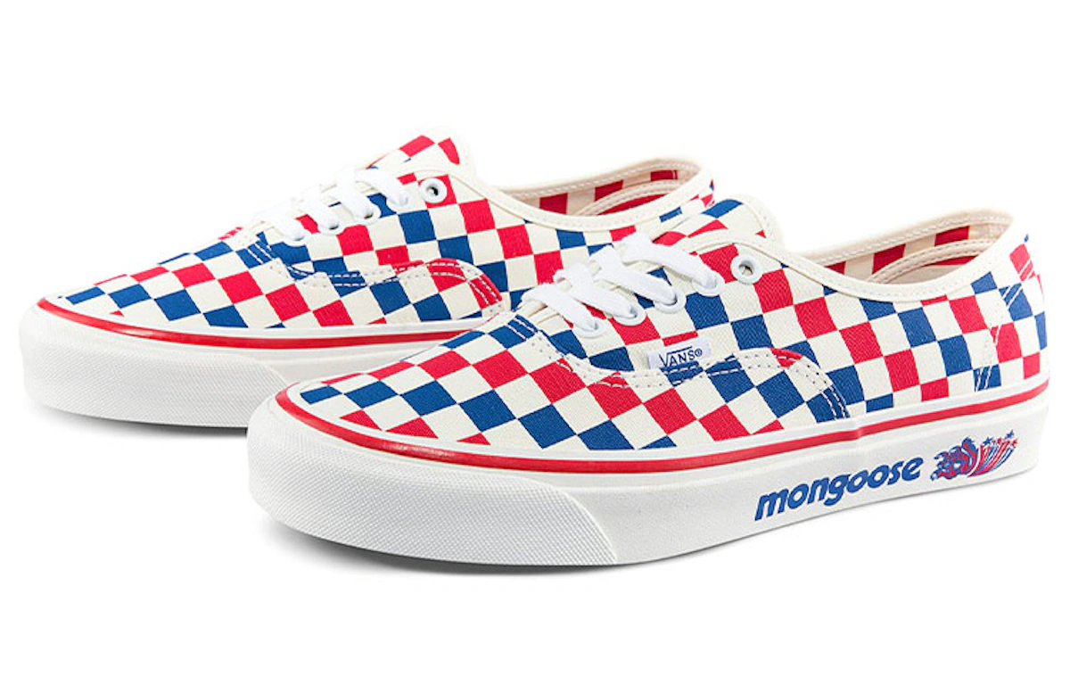 Our Legends x Vans Authentic 44 DX 'Mongoose - Red Blue Checkerboard'