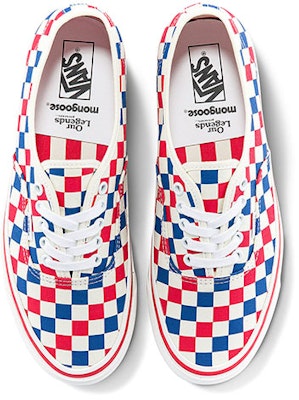 Our Legends x Vans Authentic 44 DX 'Mongoose - Red Blue Checkerboard' VN0A4BVYRDB Lookbook Our Legends x Vans Authentic 44 DX 'Mongoose - Red Blue Checkerboard' VN0A4BVYRDB