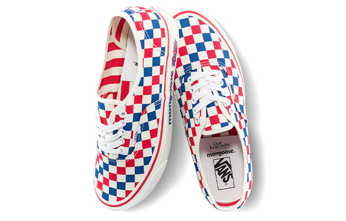 Our Legends x Vans Authentic 44 DX 'Mongoose - Red Blue Checkerboard'