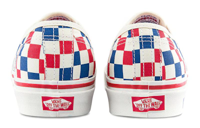 Our Legends x Vans Authentic 44 DX 'Mongoose - Red Blue Checkerboard'