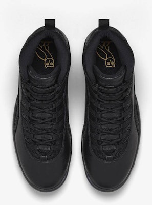 OVO 联名 Air Jordan 10 复刻版 '黑色' 2014 456934-295 Lookbook OVO 联名 Air Jordan 10 复刻版 '黑色' 2014 456934-295