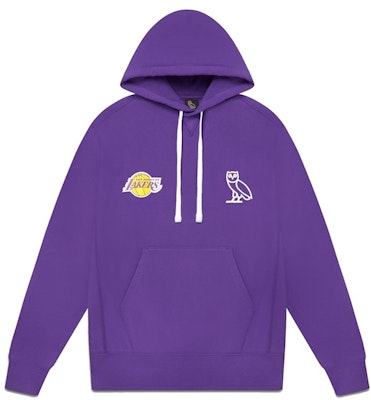 OVO x NBA Lakers Hoodie Purple Buy OVO x NBA Lakers Hoodie Purple