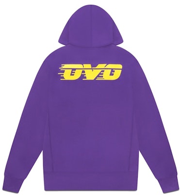 OVO x NBA Lakers Hoodie Purple Order OVO x NBA Lakers Hoodie Purple