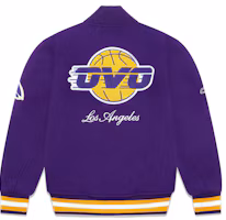 Order OVO x NBA 湖人隊紫色大學夾克