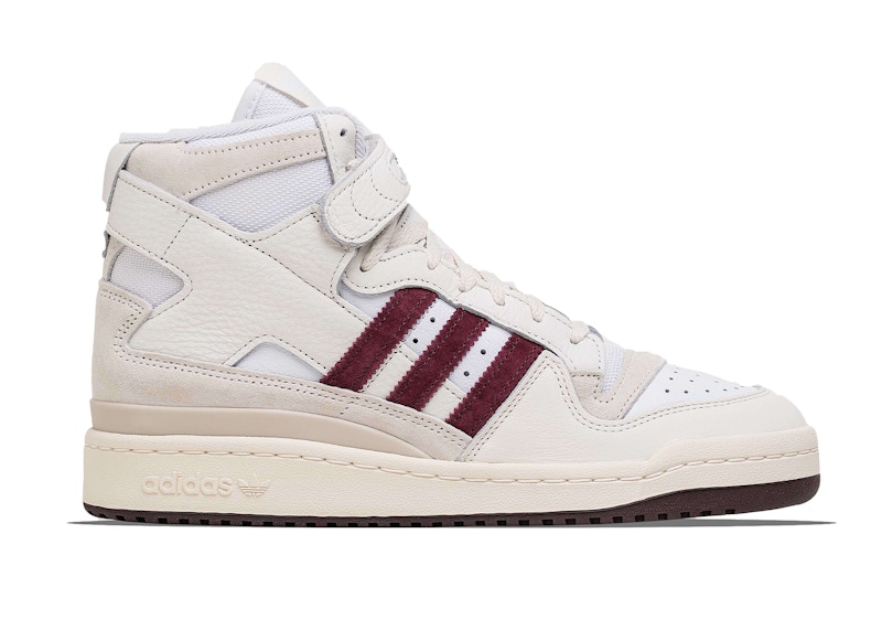 Packer x adidas Forum Hi 'White Maroon'