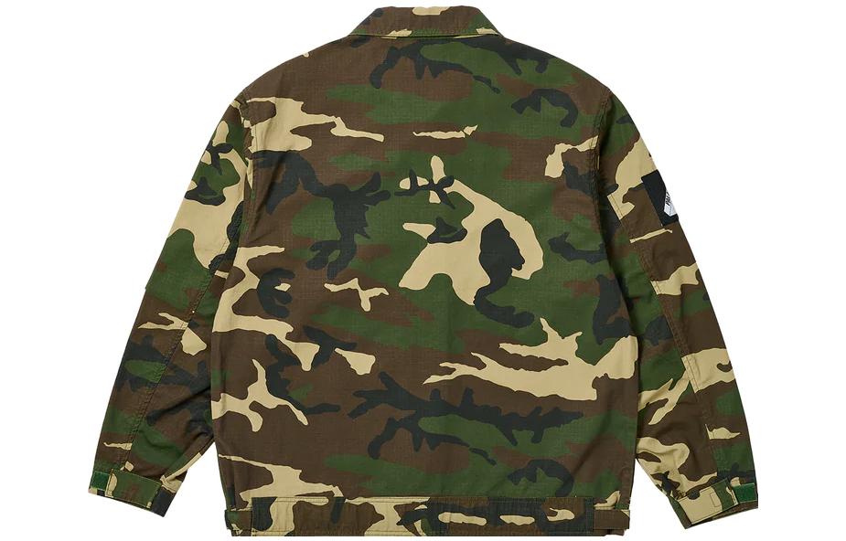 PALACE 2023 Summer Avlator Camo Jacket Unisex Workwear with Flap Pockets. P24JK094 圖 3