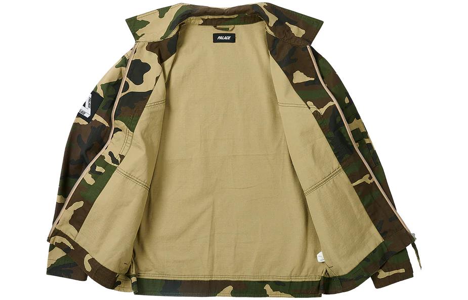 PALACE 2023 Summer Avlator Camo Jacket Unisex Workwear with Flap Pockets. P24JK094 圖 4