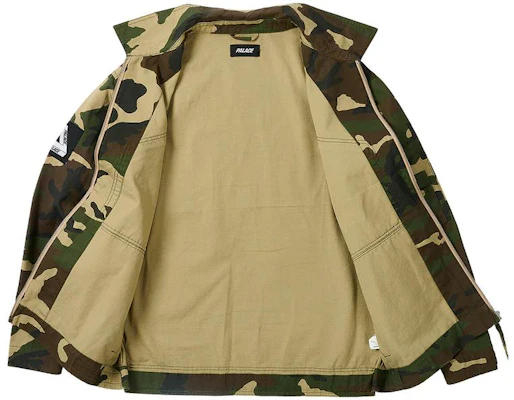 Jaket PALACE 2023 Summer Avlator Camo Unisex Workwear dengan Kantong Flap. P24JK094 Shop Jaket PALACE 2023 Summer Avlator Camo Unisex Workwear dengan Kantong Flap. P24JK094