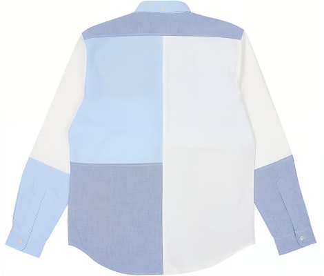 PALACE 2023 夏季蓝白拼色多彩刺绣Logo男女同款牛津衬衫 P24SHT034 Lookbook PALACE 2023 夏季蓝白拼色多彩刺绣Logo男女同款牛津衬衫 P24SHT034