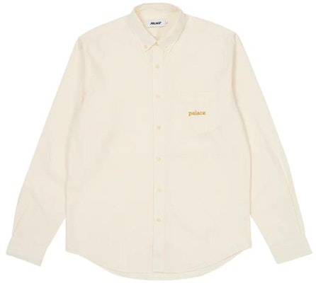 PALACE 2023夏季男女同款白色长袖刺绣标志牛津衬衫。 P24SHT019 Buy PALACE 2023夏季男女同款白色长袖刺绣标志牛津衬衫。 P24SHT019