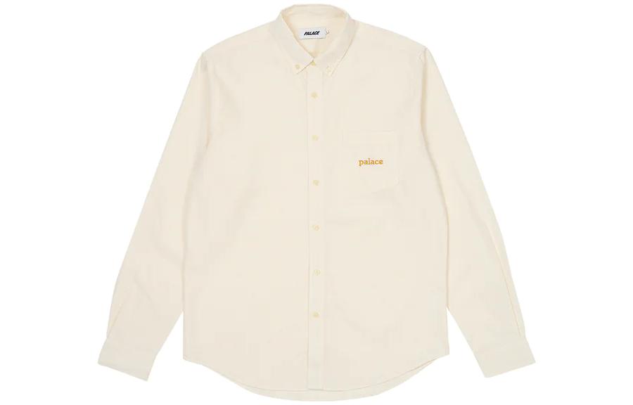 Order PALACE 2023夏季軟白長袖刺繡標誌牛津襯衫 男女適穿 P24SHT019