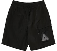 PALACE 2023 Summer Y-Ripstop Shell Logo Print Black Casual Shorts Unisex. P24ST044 PALACE 2023 Summer Y-Ripstop Shell Logo Print Black Casual Shorts Unisex. P24ST044