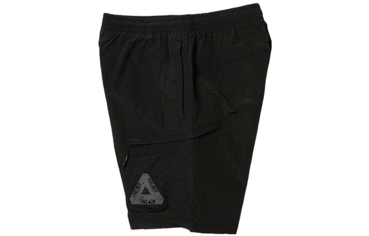 Shop PALACE Celana Pendek Unisex Hitam Logo Print Y-Ripstop Shell Summer 2023. P24ST044