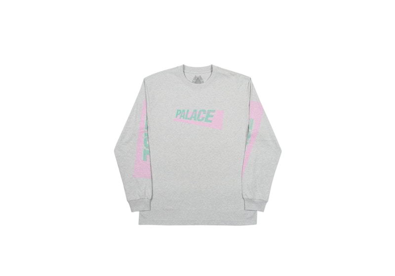 Palace 3-P Longsleeve Grey Marl