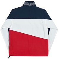 Palace 3-Track Shell Atasan Biru/Navy/Putih/Merah Order Palace 3-Track Shell Atasan Biru/Navy/Putih/Merah