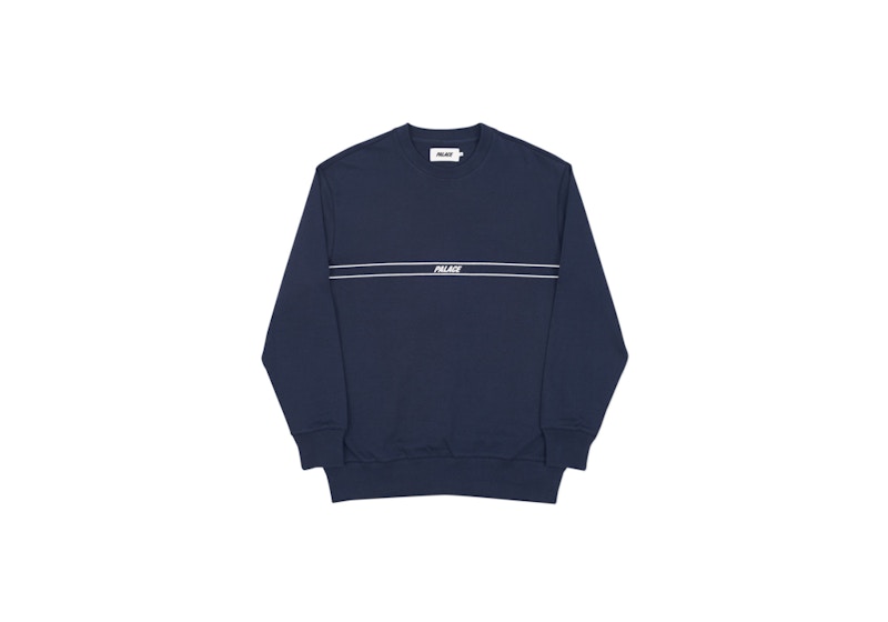Palace 320 Lines Crew Navy