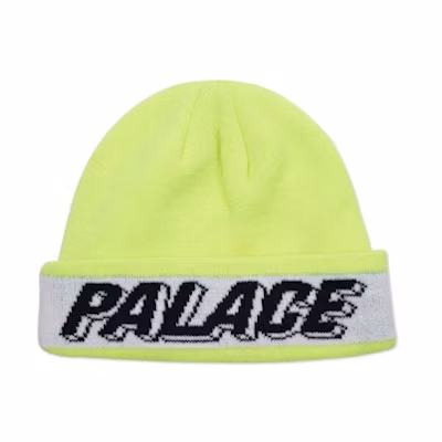 Palace 3D Beanie Fluro Yellow